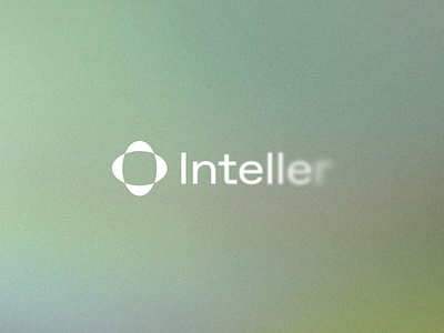 Inteller Logo animated blur blurred brand branding clean design icon identity logo logo design logotype mark minimal outer reveal symbol type typography visual