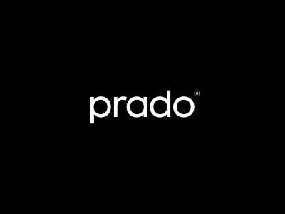prado logo animation branding clean design gradient graphic identity loader loading logo logotype mark minimal outer preloader reveal studio subtle transition type typography