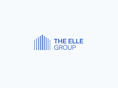 The Elle Group Brand Identity branding clean design house house logo icon identity lines logo design logotype minimal modern outer statistics typography