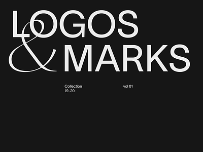 Logos & Marks Vol. 01 behance branding identity logo logo collection logofolio logos logos and marks marks minimal outer outer studio