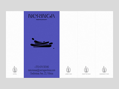 Neringa - Coming Soon Web Design & Development bar coming soon design hotel illustration interactive landing page live minimal neringa outer outer studio page restaurant studio typography ui web web design website