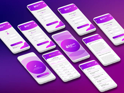 fintechxrp concept app app branding design ui ux web