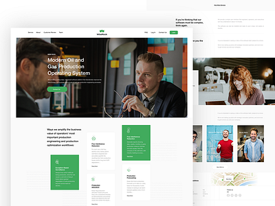 Modern Oil and Gas Production - Web Design