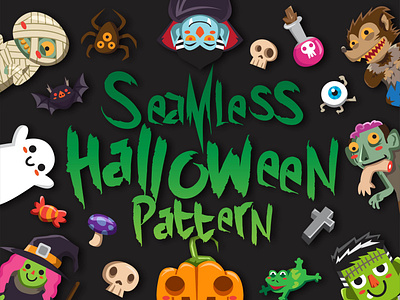 Seamless Halloween Pattern