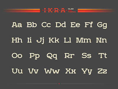 Ikra Slab typeface cyrillic download font free freefont latin lines new slab typeface