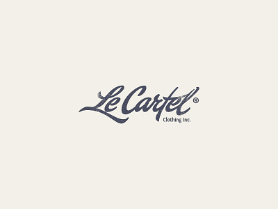 Le Cartel branding clothing font graphic design lettering logo logotype swag typography