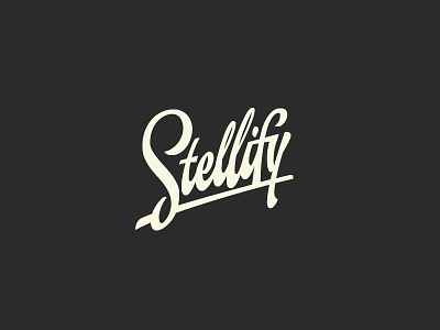 Ian Brown // Stellify branding brush calligraphy ian brown lettering logo script stellify typeface typography