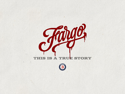 Fargo // Stamposters blood fargo font illustration lettering letters poster stamp texture typeface