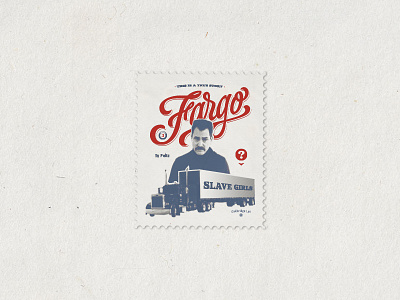 Fargo // Stamposters blood fargo font illustration lettering letters poster stamp texture typeface