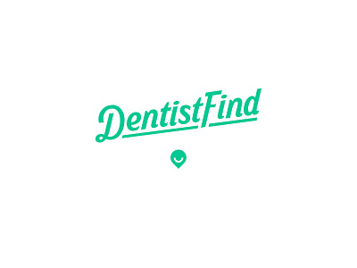 DentistFind dentist freshness lettering letters letterworks logo mint type typeface typography