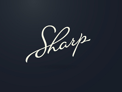 Sharp blackandwhite brush calligraphy customtype lettering letters script sharp type typeface