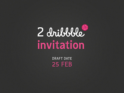 2 Dribbble invite