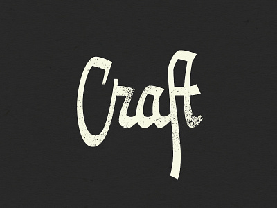 Craft blackandwhite brush calligraphy craft customtype lettering letters script type typeface