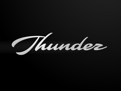 Thunder branding brush calligraphy customtype design font graphic design lettering letters letterworks logo logotype script type typeface typography vector wordmark