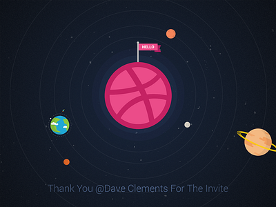 Thank You dribbble galaxy graphic space thank you thanks