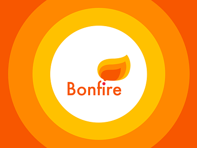 Bonfire Logo android app bonfire ios logo novoda orange ui
