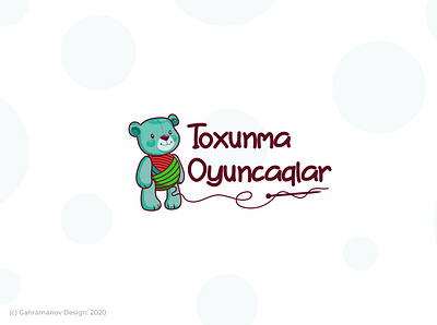 Logo for "Toxunma Oyuncaqlar" branding design illustration logo vector