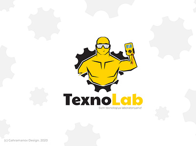 Logo for "TexnoLab" app branding design icon illustration illustrator logo typography ux website