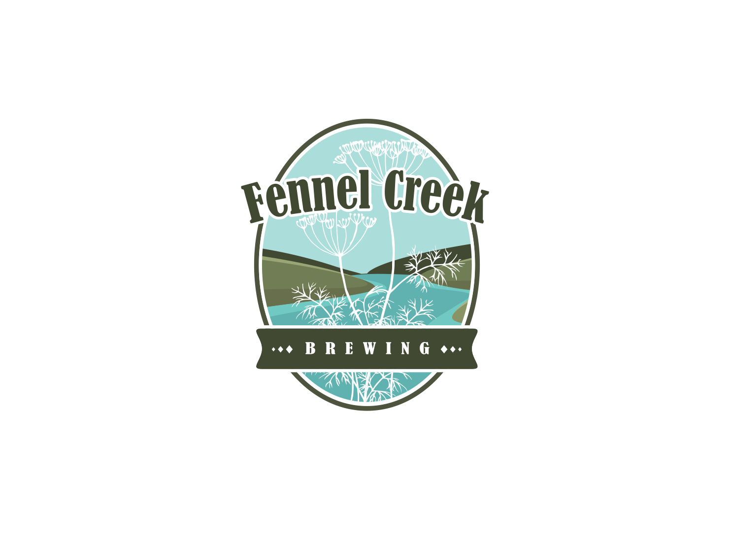 Fennel Creek Brewing by MoneekMultimedia on Dribbble