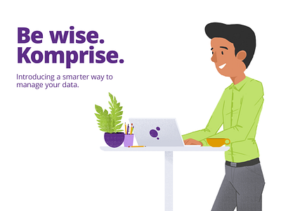 "Be Wise" Illustration - Office Hero