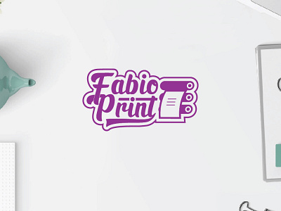 Fabio Print branding concept custom logo illustration logo logo design logotype modern logo monogram logo printing design typography