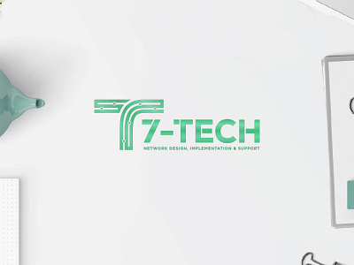 7-Tech branding concept custom logo logo logo design logos logotype modern logo monogram logo tech logo technology typography united states
