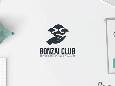 Bonzai Club artwork bonsai branding bussiness design finances illustration logo logos vector