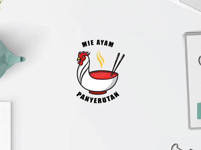 Mie Ayam animal branding concept design illustration logo logos minimal noodles product ramen roaster vector