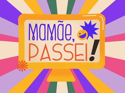 Logo Mamãe, passei branding design illustration logo motion typography