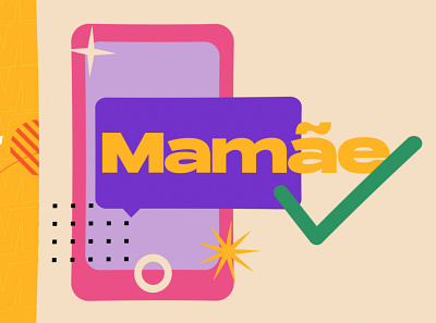 Logo mamãe, passei 2 branding design illustration logo motion typography