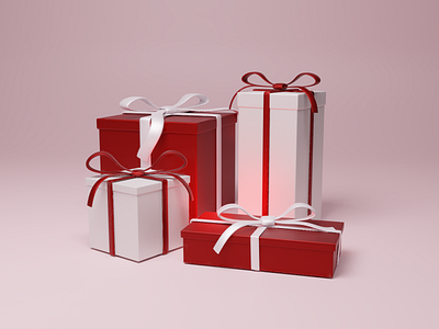 Holiday Gift Wrap 3d art blender blender 3d christmas christmas card gifts graphic design graphicdesign happy holidays holidays landing page presents ui ux ui design ux website winter