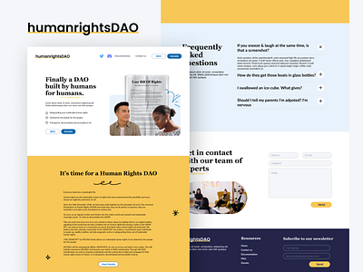 HumanRightsDAO Website Build