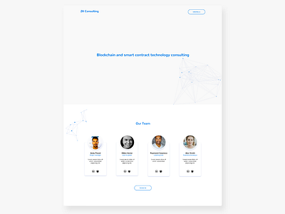 ZK Consulting branding design graphic design landing page modern ui ui ux ux web website