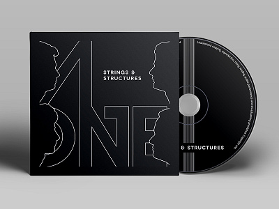 Album Cover a one album cd cover design silhouette