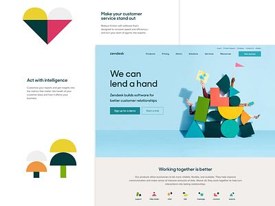 Zendesk homepage