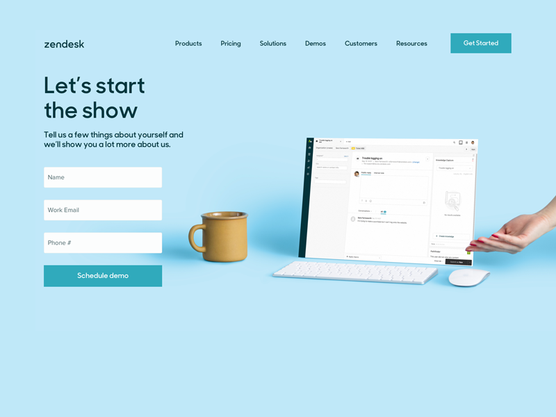 Zendesk Demo by Erin Pinkley for Zendesk on Dribbble