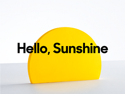 Hello, Sunshine logo platform shapes zendesk
