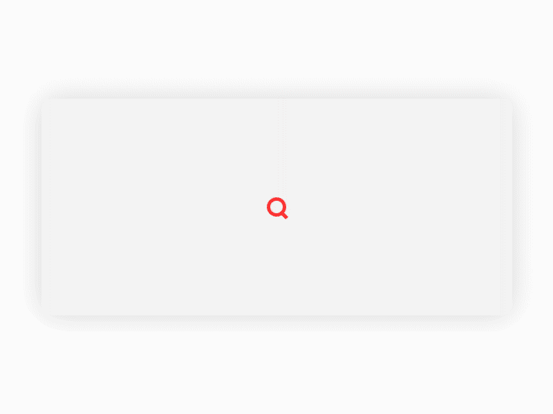 Search Animation adobe after affects animation design minimal search ui