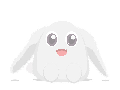BUNNY~ adobe illustrator adorable baby bunny bunny cartoon cute design illustration illustrator lovely vector