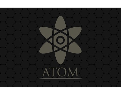 Atomic Card business card design lillustrator