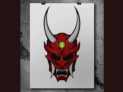 Oni1 design illustration lillustrator