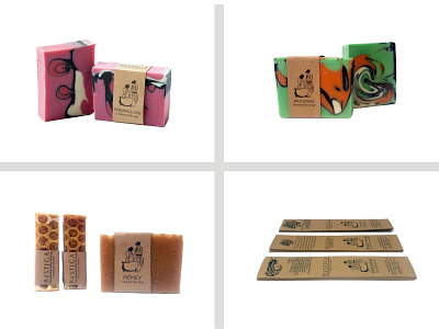 Natural Soaps Packaging - Organic Label Design