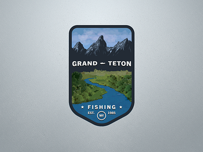 Grand Teton Fishing Badge