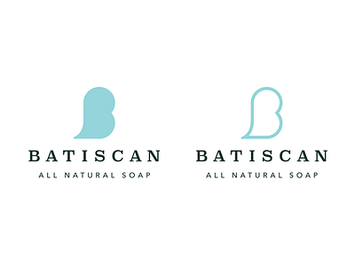 Batiscan Soap Logo branding cosmetics identity logo natural quebec river soap