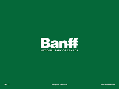 Daily Logo 17 - Banff National Park