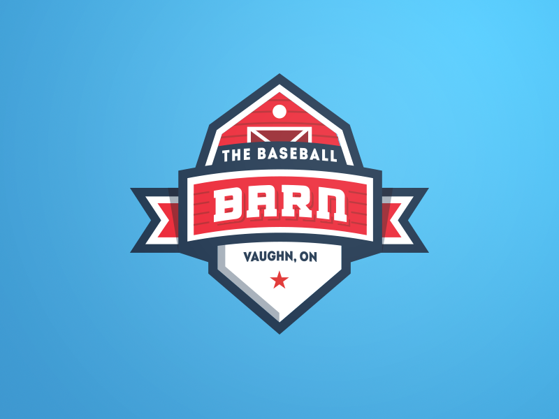 The Baseball Barn Logo by Jon Fitzsimmons on Dribbble