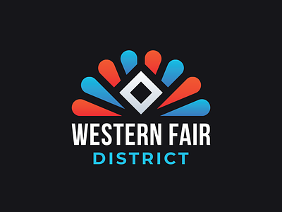 Western Fair District branding district identity logo logotype london mark ontario western fair