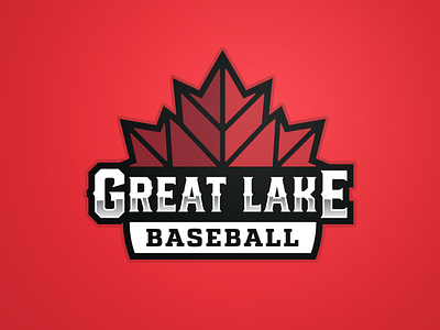 Great Lake Canadians - Logo Crest badge baseball branding crest identity logo logotype mark sports