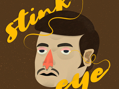 Stinkeye affinity design brown humor humorous illustration stinkeye