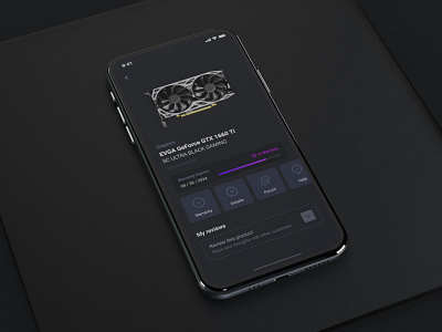 EVGA Mobile - 3D blender blender3d dark evga gaming graphics pc ui ui design uiux